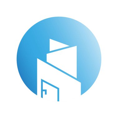 mimari simgesinin vektör illüstrasyonu