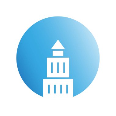 mimari simgesinin vektör illüstrasyonu