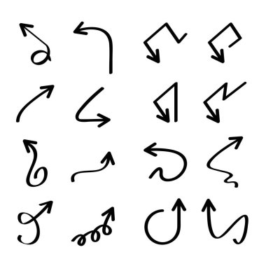 oklar vektör çizim