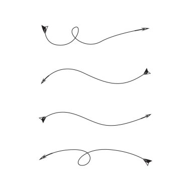 oklar vektör çizim