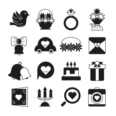 Web simgeler kümesi. vektör çizim 