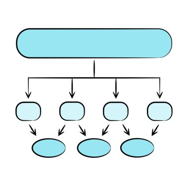 diyagramın vektör illüstrasyonu