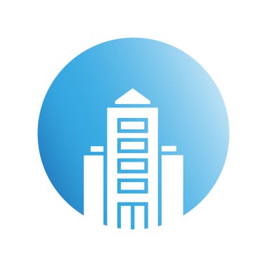 Modern mimarinin vektör çizimi 