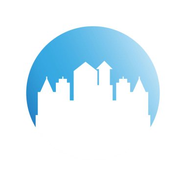 Cityscape binalar vektör Illustration