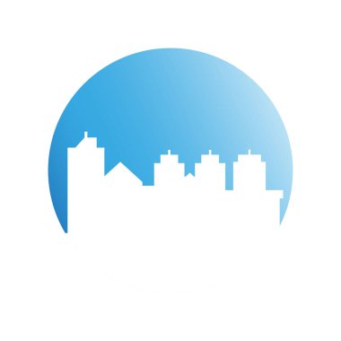 Cityscape binalar vektör Illustration