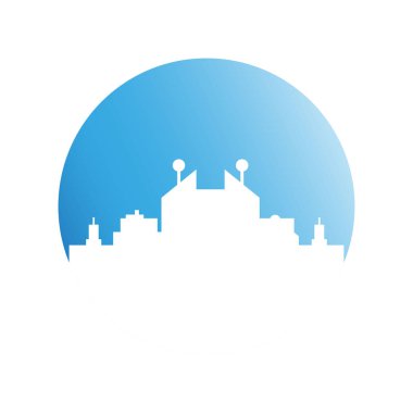 Cityscape binalar vektör Illustration