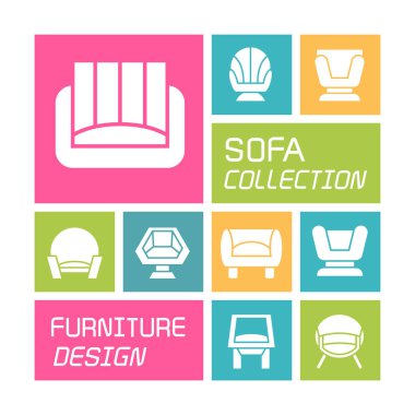 ev dekorasyonu vektör illüstrasyon