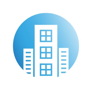 Modern mimarinin vektör çizimi 