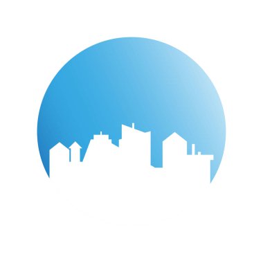 Cityscape binalar vektör Illustration