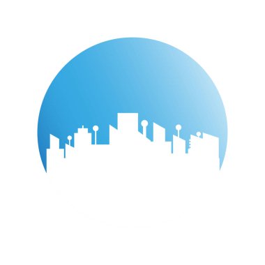 Cityscape binalar vektör Illustration