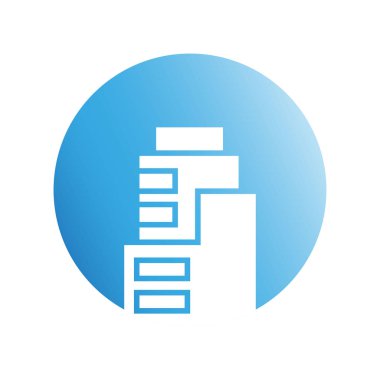 Modern mimarinin vektör çizimi 