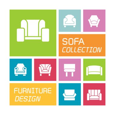 ev dekorasyonu vektör illüstrasyon