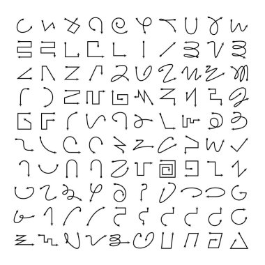 ok simgeleri vektör Illustration