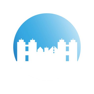 Cityscape binalar vektör Illustration