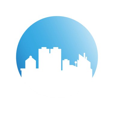 Cityscape binalar vektör Illustration