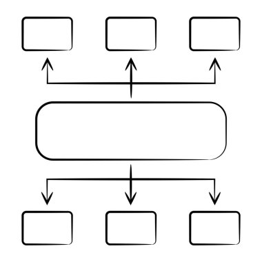 vektör Illustration diyagram, şablon 