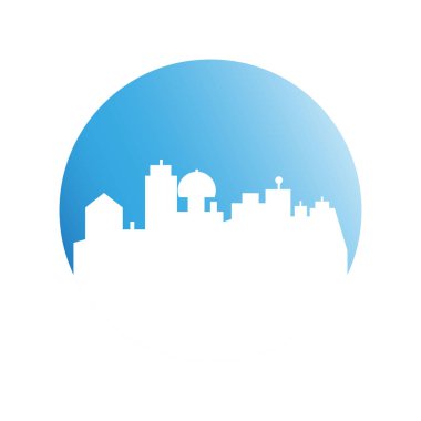 Cityscape binalar vektör Illustration