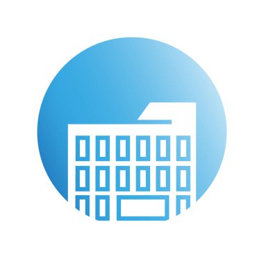 Modern mimarinin vektör çizimi