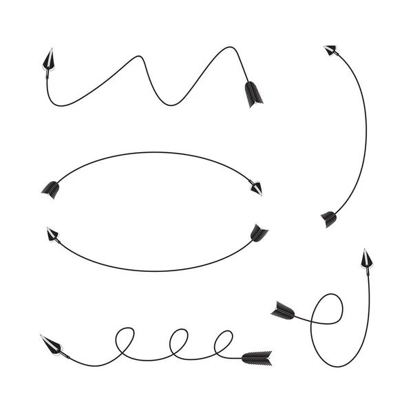 Vectorillustratie Van Pijlen — Stockvector