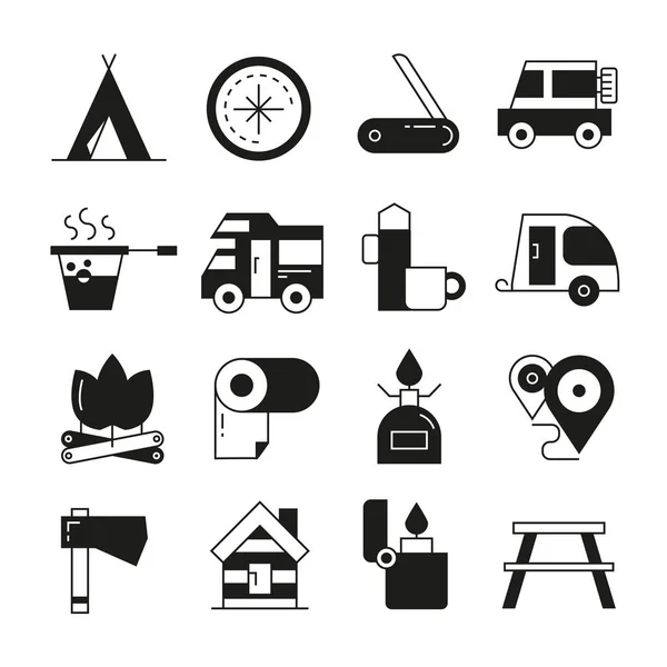 Set Van Pictogrammen Van Websites Vectorillustratie — Stockvector