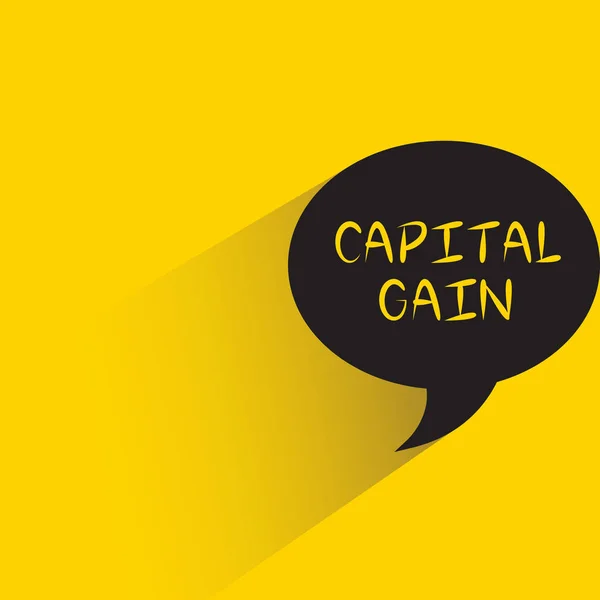 Illustration Vectorielle Bulle Gain Capital — Image vectorielle