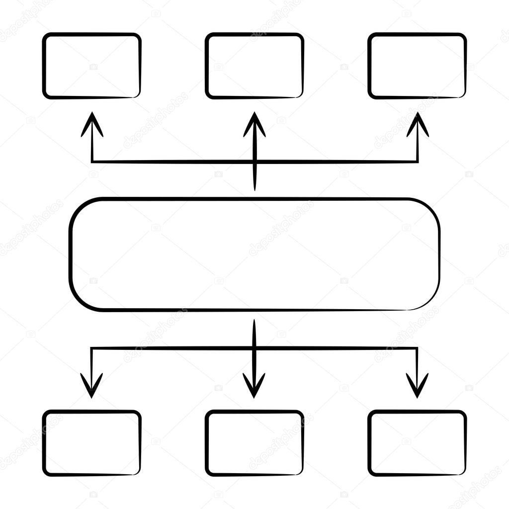 vector illustration of diagram, template 