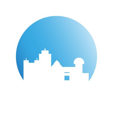 Cityscape binalar vektör Illustration