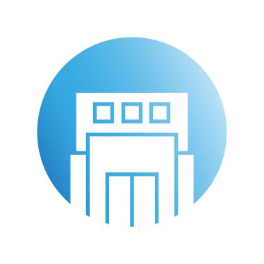 Modern mimarinin vektör çizimi 