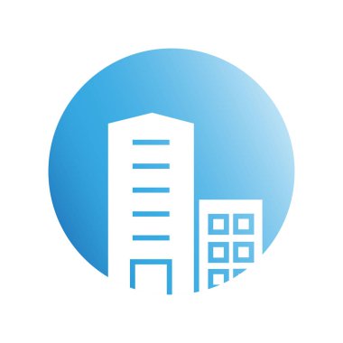 Modern mimarinin vektör çizimi