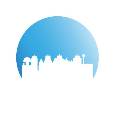 Cityscape binalar vektör Illustration