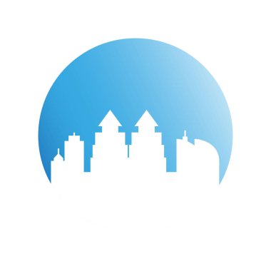 Cityscape binalar vektör Illustration