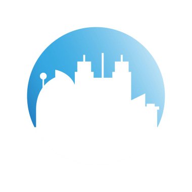 Cityscape binalar vektör Illustration