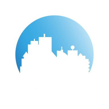 Cityscape binalar vektör Illustration