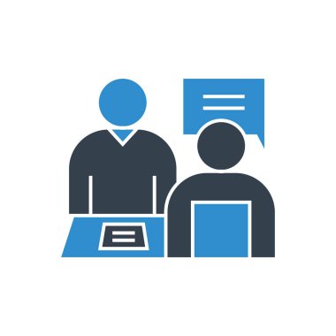 İş konsepti. İş görüşmesi vektör Illustration  