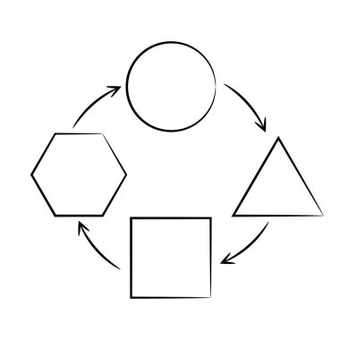 diyagramın vektör illüstrasyonu