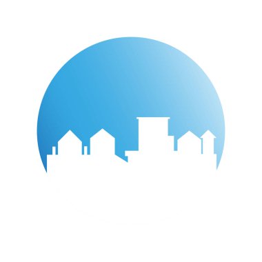 Cityscape binalar vektör Illustration