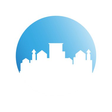 Cityscape binalar vektör Illustration