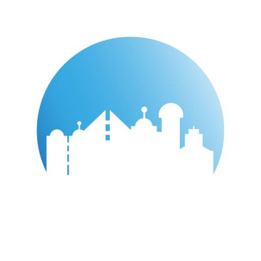 Cityscape binalar vektör Illustration