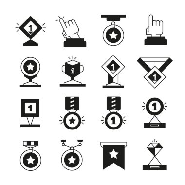 Web simgeler kümesi. vektör çizim 