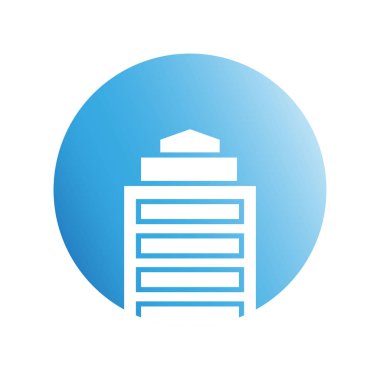 Modern mimarinin vektör çizimi