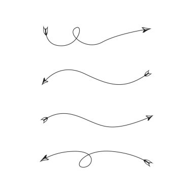 oklar vektör çizim 