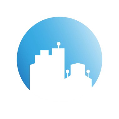 Cityscape binalar vektör Illustration