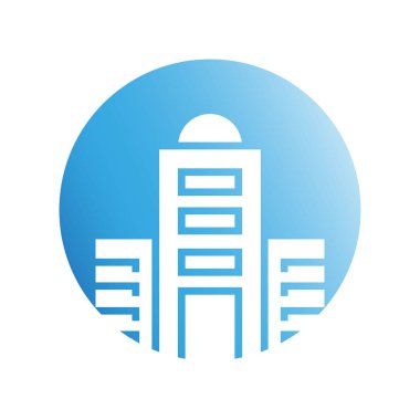 Modern mimarinin vektör çizimi