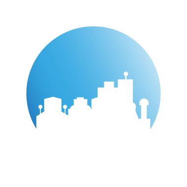 Cityscape binalar vektör Illustration