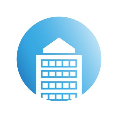 Modern mimarinin vektör çizimi