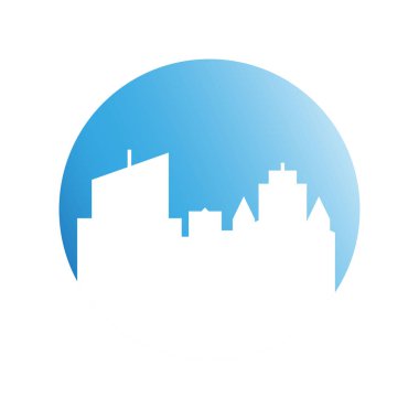 Cityscape binalar vektör Illustration