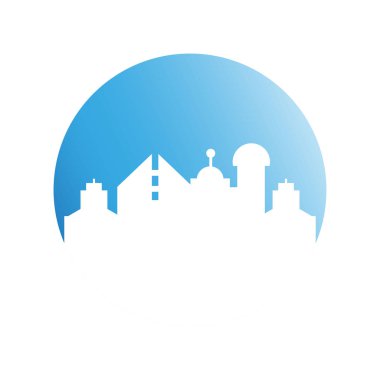 Cityscape binalar vektör Illustration