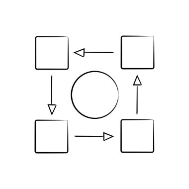 vektör Illustration diyagram, şablon 