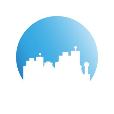 Cityscape binalar vektör Illustration