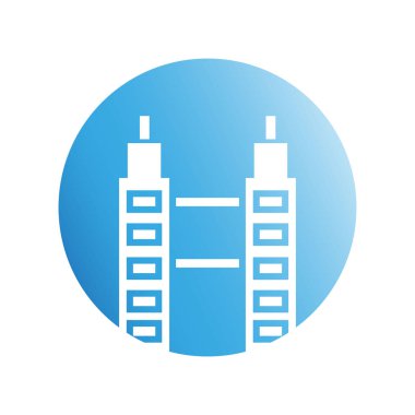 Modern mimarinin vektör çizimi